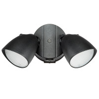 374247 Светильник DIVA LED 2*5W 450LM 60G ЧЕРНЫЙ 4000K IP54 (в комплекте)