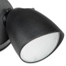 374247 Светильник DIVA LED 2*5W 450LM 60G ЧЕРНЫЙ 4000K IP54 (в комплекте)