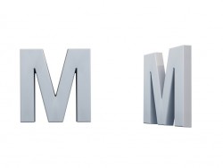 "M" Буква