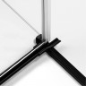 Душевое ограждение NEW TRENDY REFLEXA BLACK 80x100x200 EXK-1334/EXK-1339 (черный)