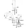 Смеситель на борт ванны Paffoni Light LIG040LCR