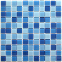 Мозаика из стекла Navy blu