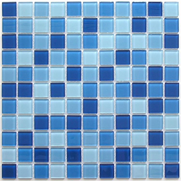 Мозаика из стекла Navy blu