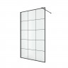 Душевое ограждение NEW TRENDY NEW MODUS BLACK 100x200 EXK-0103 (черный)