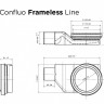 Трап Pestan Confluo Frameless Line 650 Gold