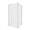 Душевое ограждение NEW TRENDY NEW SOLEO 100x100x195 K-0700 (хром)