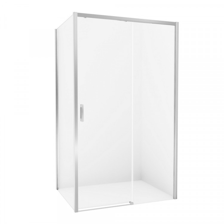 Душевое ограждение NEW TRENDY PRIME 100х100x200 D-0299A/D-0125B (хром)