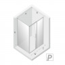 Душевое ограждение NEW TRENDY PRIME 100х100x200 D-0299A/D-0125B (хром)