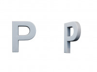"P" Буква
