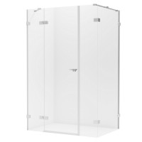 Душевое ограждение NEW TRENDY EVENTA PLUS L 150x80x200 EXK-0156 (хром)