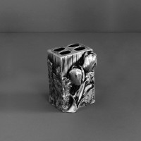 AM-0082B-T Подставка для зубных щеток Серебро