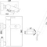 Смеситель для ванны с душем Paffoni Light LIG023HG