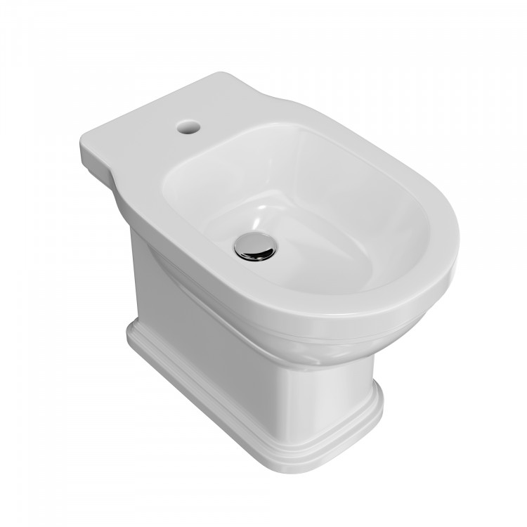 Биде POMPEI напольный, белый глянцевый PO.bidet.01
