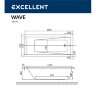 Ванна EXCELLENT Wave 130x70