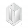 Душевое ограждение NEW TRENDY PRIME 110x100x200 D-0300A/D-0125B (хром)