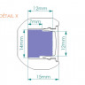 Карниз IL12 WALLSTYL 3044366