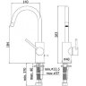 Смеситель для раковины Paffoni Light LIG078CR
