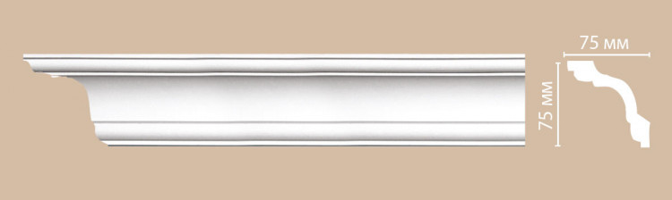 96630/34 плинтус DECOMASTER-2 (75х75х2400мм)