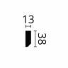 Плинтус FT1 WALLSTYL 3012614