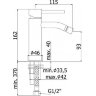 Смеситель для биде Paffoni Light LIG131NO