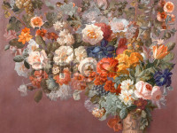 Обои и панно, Каталог Цветариум, арт. Still Life with Flowers Color 4
