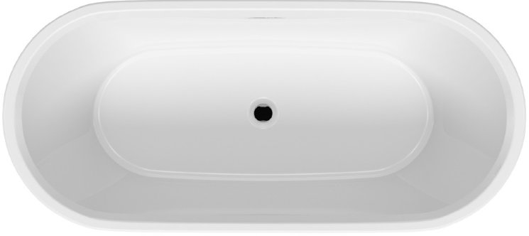 INSPIRE 180x80 Ванна акриловая овальная RIHO Чехия (вкл. сифон+опоры)