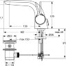 A4260AA MELANGE Однорукоятковый смеситель для умывальника под 1 отверстие