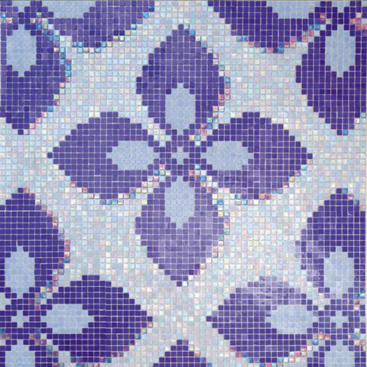 Панно из мозаики MZ-03 Blue