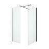 Душевое ограждение NEW TRENDY NEW MODUS BLACK 120x100x200 EXK-1296 (черный)
