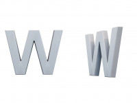 "W" Буква