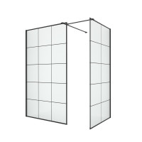Душевое ограждение NEW TRENDY NEW MODUS BLACK 120x120x200 EXK-0279 (черный)
