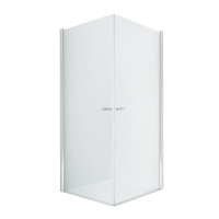 Душевое ограждение NEW TRENDY NEW SOLEO 2D 70x80x195 D-0139A/D-0140A (хром)