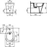 Биде напольное Ideal Standard Connect Air E018001