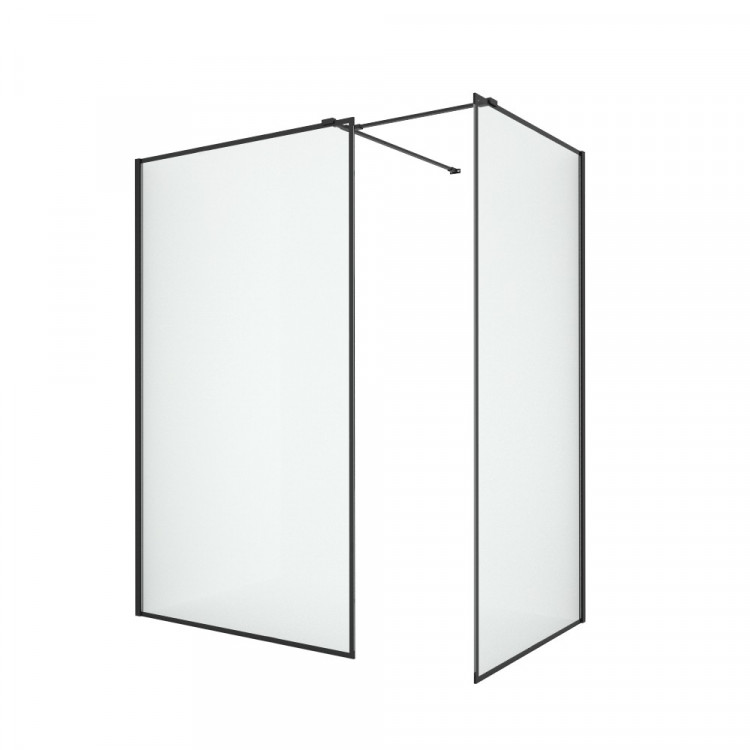 Душевое ограждение NEW TRENDY NEW MODUS BLACK 120x120x200 EXK-0285 (черный)