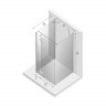 Душевое ограждение NEW TRENDY REFLEXA BLACK L 100x100x200 EXK-1373 (черный)