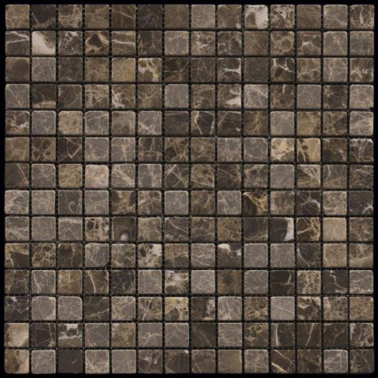Мозаика из натурального камня M022-20T (Emperador Dark)