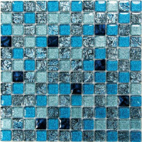 Мозаика из стекла Satin Blue