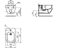 Биде подвесное Ideal Standard Tesi T3552V3