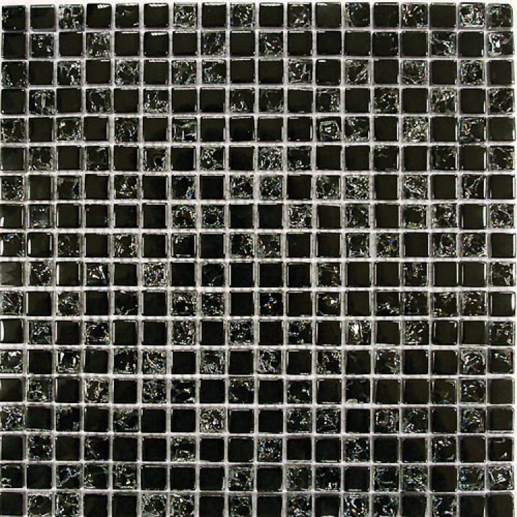 Мозаика из стекла Strike Black