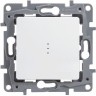 672215	Legrand Etika  Белый Выключатель/переключатель с подсветкой 1-клавишный 10А, авт. клем.