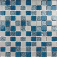 Мозаика из стекла Shine Blue