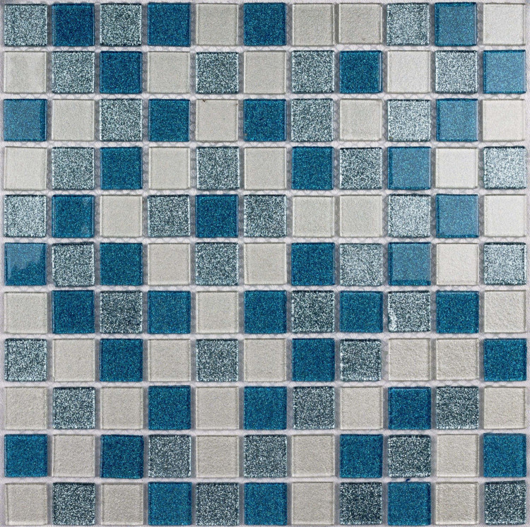 Мозаика из стекла Shine Blue