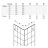 Душевое ограждение NEW TRENDY NEW RENOMA BLACK L 100x90x195 D-0380A/D-0119B (черный)