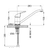 Смеситель для кухни Zipponi ARA AA601CR20LZ