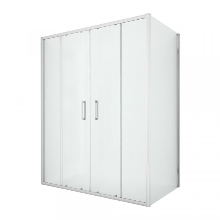 Душевое ограждение NEW TRENDY NEW CORRINA  150x80x195 D-0184A/D-0078B (хром)