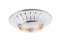 Поворотные/неповоротные светильники литые Donolux N1582 White+Gold stripe