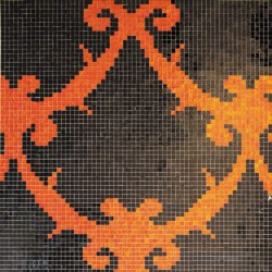 Панно из мозаики MZ-08 Black&Orange