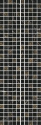 MM12111 Астория черный мозаичный 25*75 керамический декор