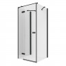 Душевое ограждение NEW TRENDY REFLEXA BLACK L 100x80x200 EXK-1369 (черный)