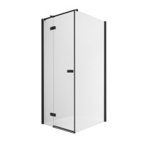 Душевое ограждение NEW TRENDY REFLEXA BLACK L 100x90x200 EXK-1338/EXK-0296 (черный)